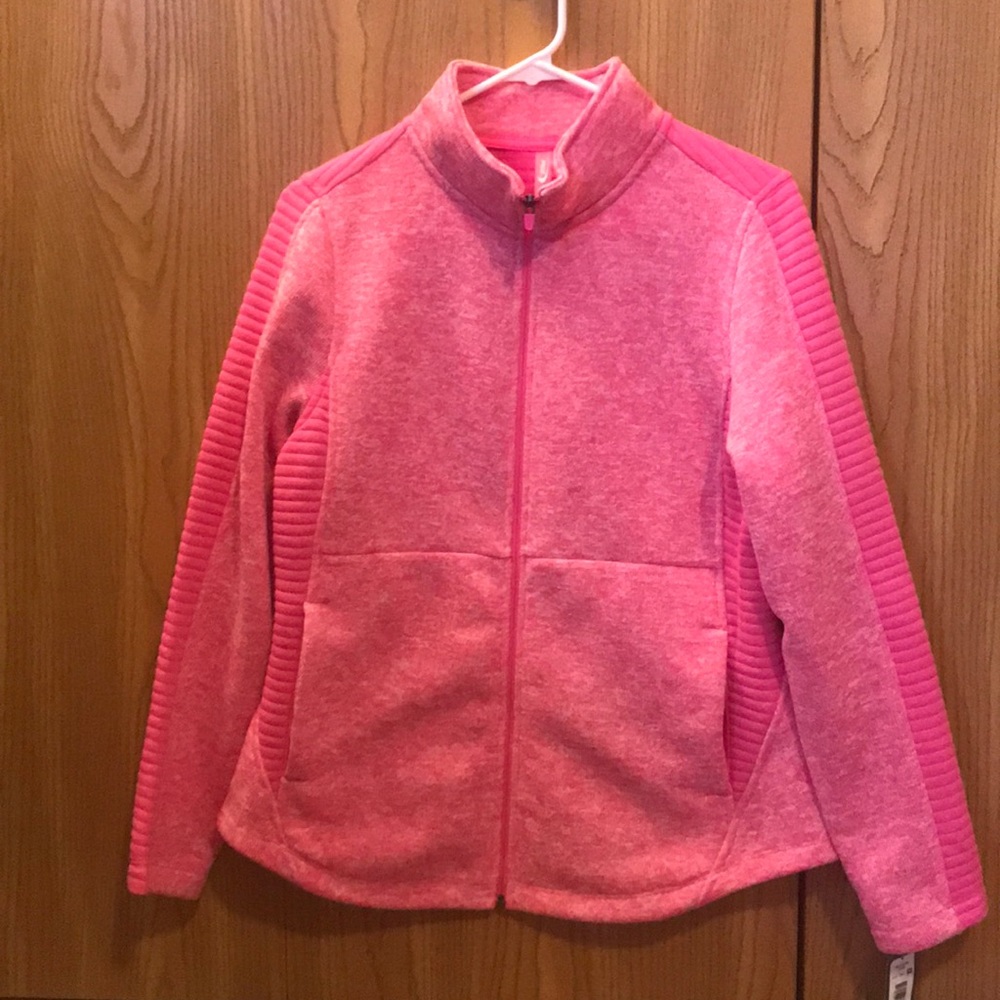 Sweater knit zip up • MTA SPORT • size M
